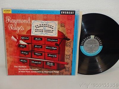 Raymond Paige's Classical Spice Shelf STEREO Silver-Back LP Everest SDBR 3027 A