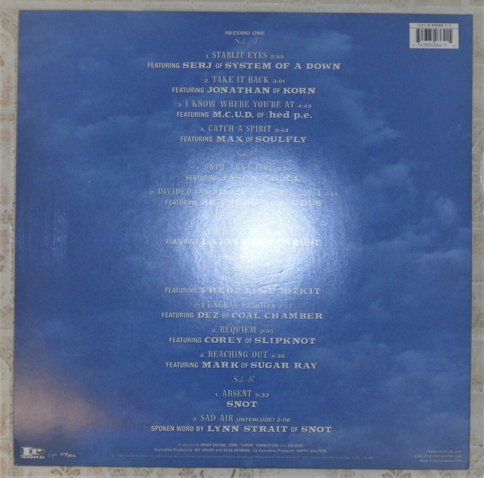 popsike.com - Snot, Strait Up Vinyl DLP, Immortal, 2000 Nu Metal