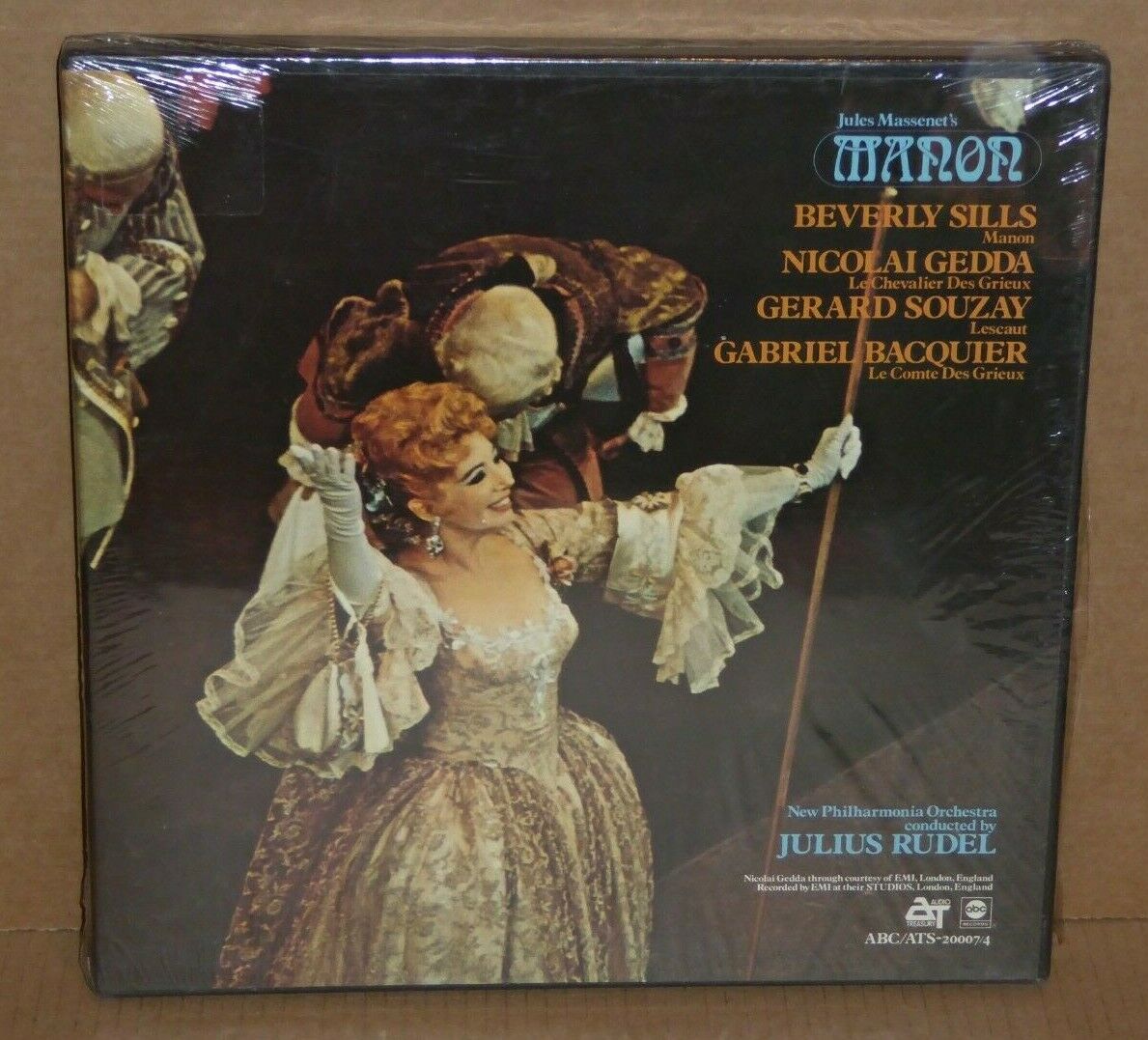 popsike.com - Jules Massenet Manon 4 vinyl LP box SEALED NEW Opera ...