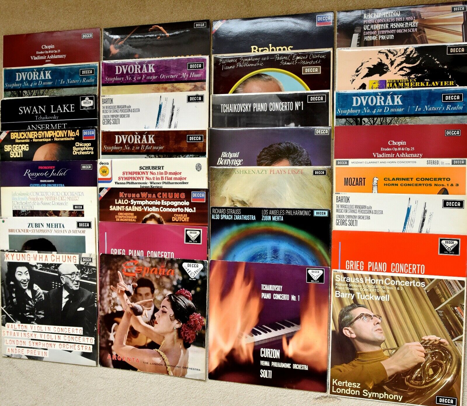 DECCA SXL CLASSICAL LPs inc Wide Band Grooved SXL 2238 /2020 / 6379 etc + SXLD A