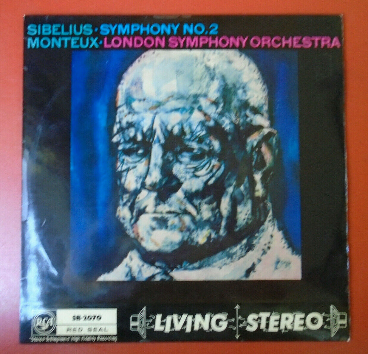 Classical LP Sibelius Symph 2 Monteux RCA Grooved SB-2070 C A