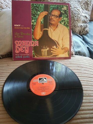 MANNA DEY CLASSICAL SONGS FROM FILMS RARE BOLLYWOOD LP A