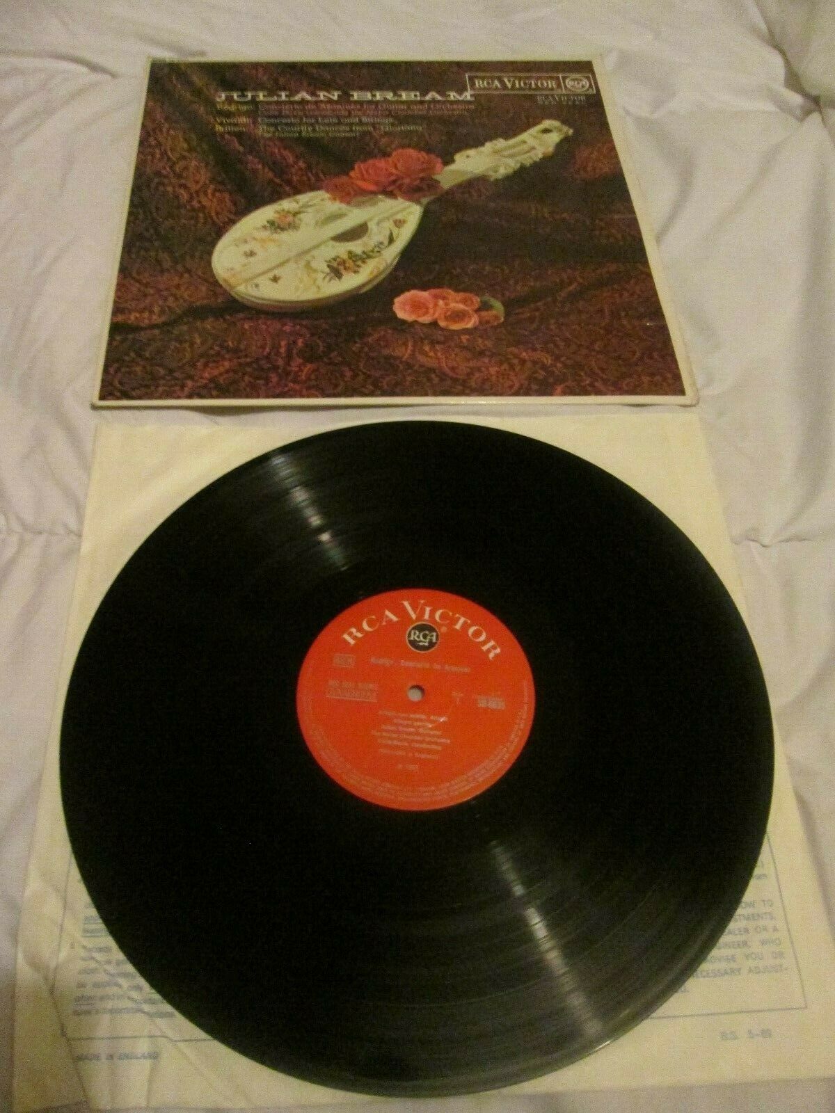 julian bream vinyl rca ist 1964 excellent classical 1st album A