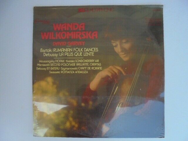 WANDA WILKOMIRSKA Bartok Debussy SQ QUADROPHONIC Classical Audiophile LP SEALED A