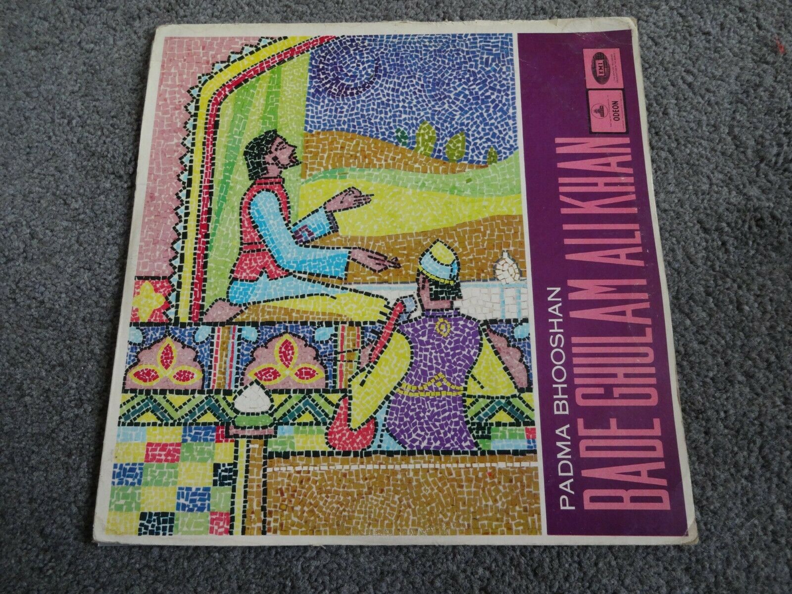 Padma Bhooshan Bade Ghulam Ali Khan Rare Classical Hindi 12" vinyl LP A