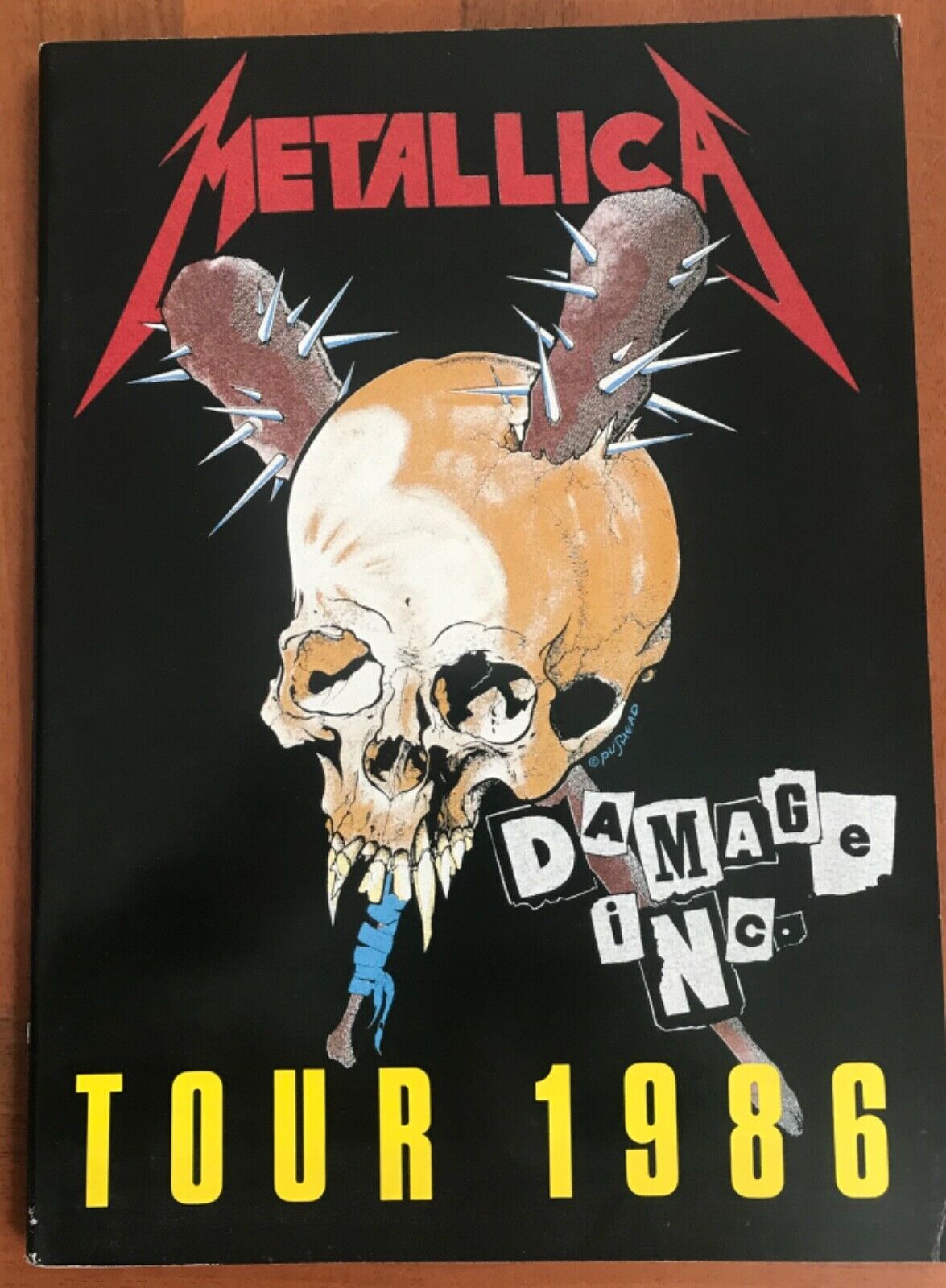 popsike.com - Metallica - Damage Inc. Japan Tour 1986 Tour Book
