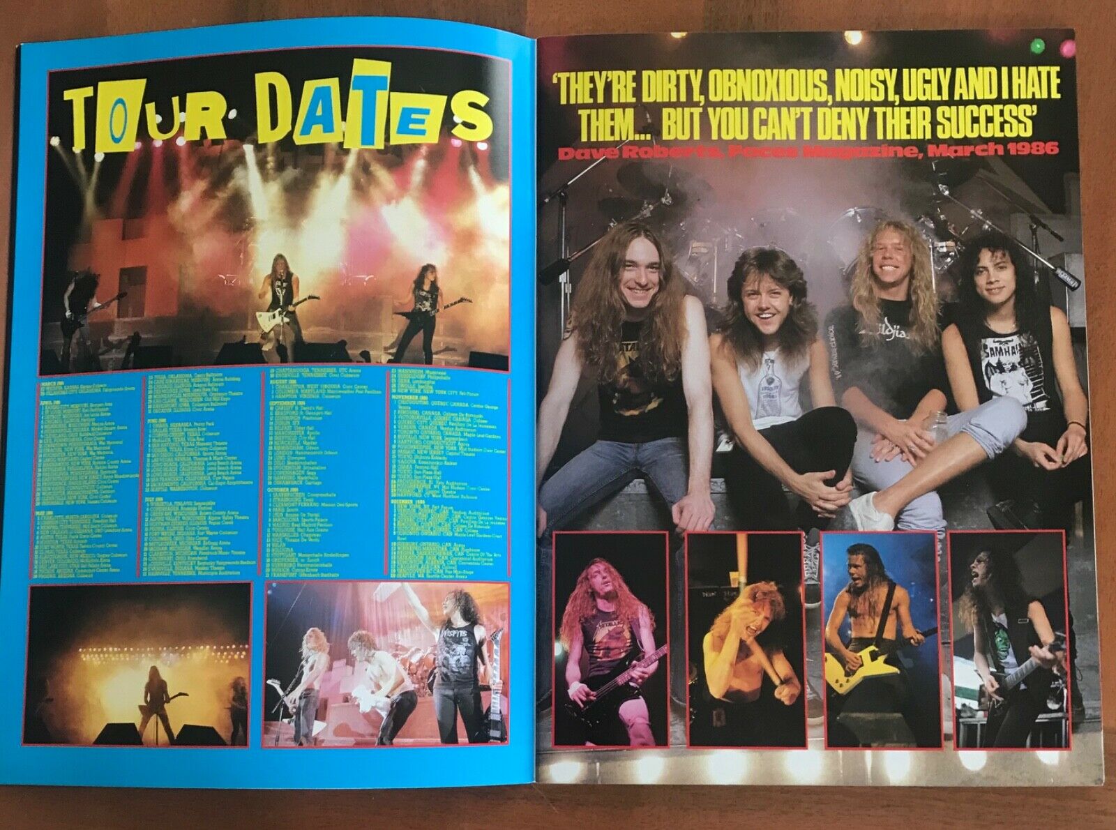 popsike.com - Metallica - Damage Inc. Japan Tour 1986 Tour Book