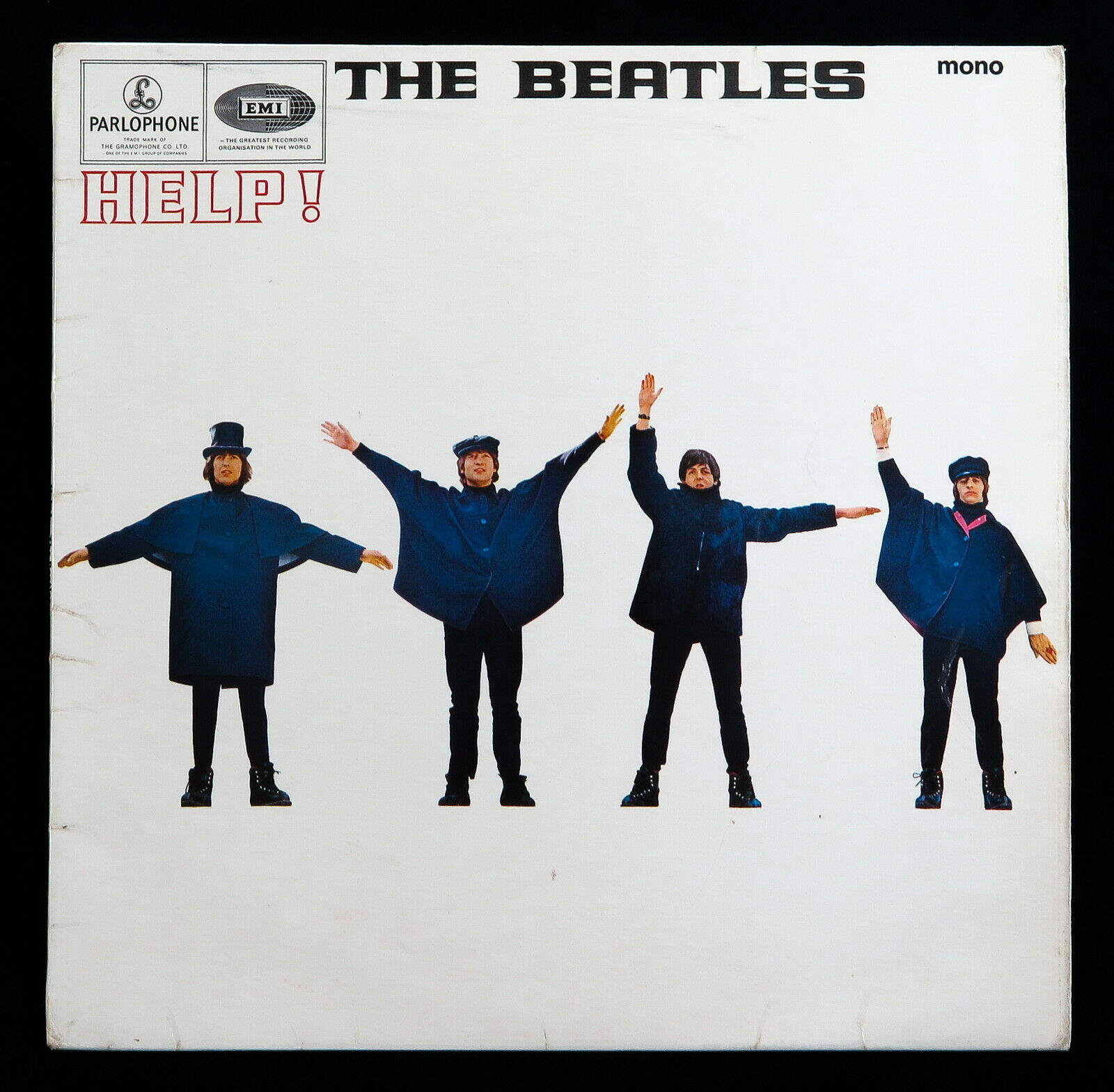 popsike.com - The Beatles - Help - UK 1965 Mono LP **SOLID BLACK
