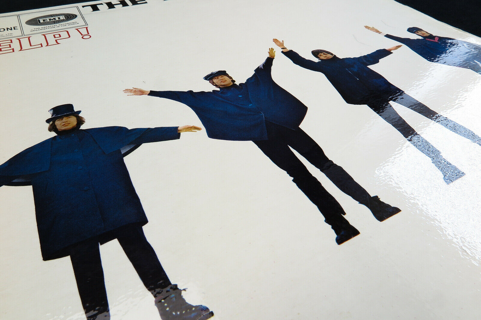 popsike.com - The Beatles - Help - UK 1965 Mono LP **SOLID BLACK