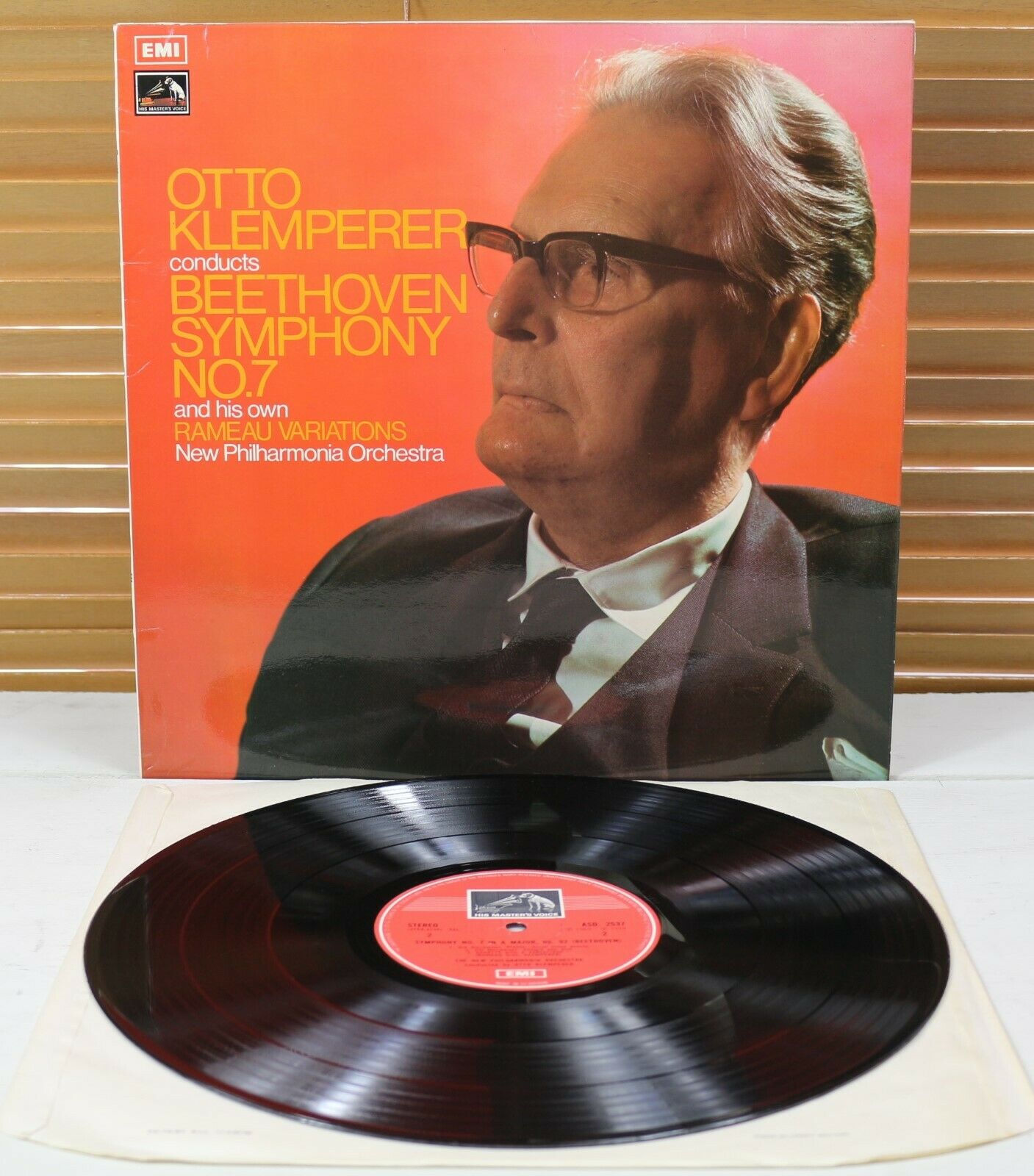 ASD 2537 (1st Ed) *BEETHOVEN: SYMPHONY No. 7* KLEMPERER
