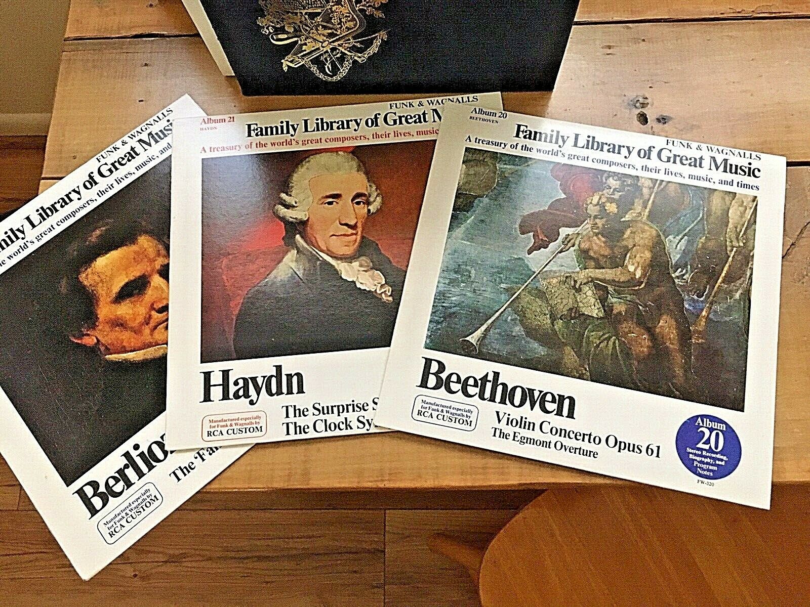 Funk & Wagnalls - Family Library of Great Music Set *22 Vinyl Albums* Classical A