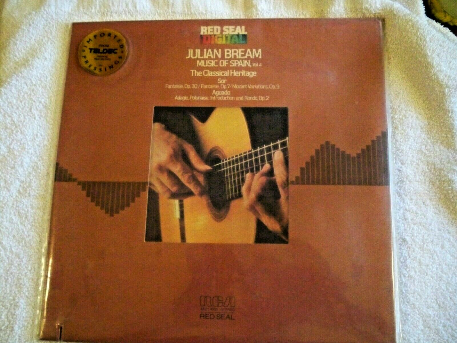 Julian Bream Sealed LP RCA Digital Music of Spain Vol 4 Rare Classical Guitar A