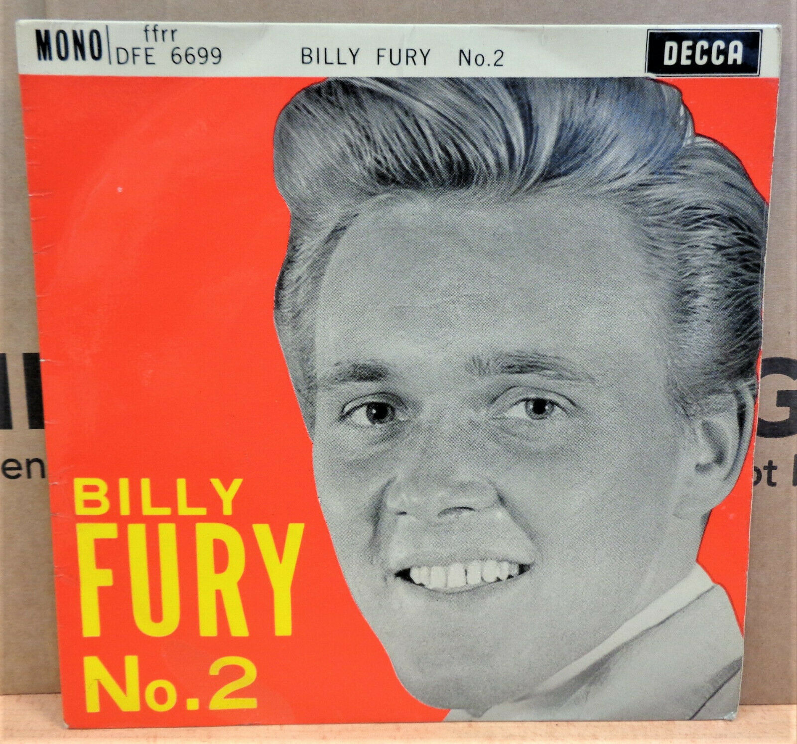 popsike.com - BILLY FURY No2 ORIGINAL UK MONO DECCA 7" EP DFE 6699 ...