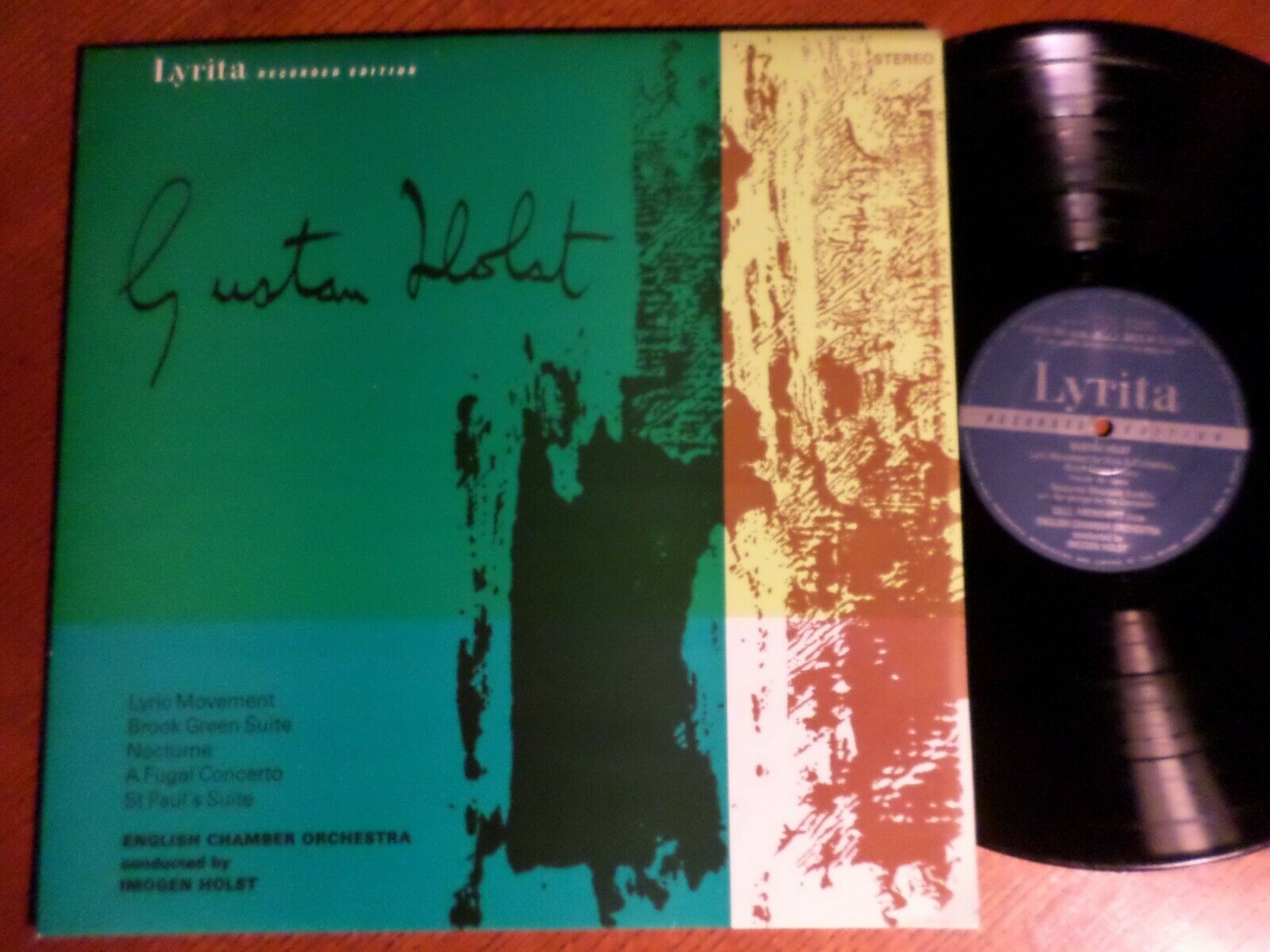 Holst Lyric Movement MINT- UK IMport Classical Conducted by Holst Brook Gree A