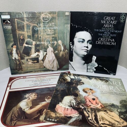 4x Mozart Records Bundle of Classical 12" Vinyl LPs M086 A