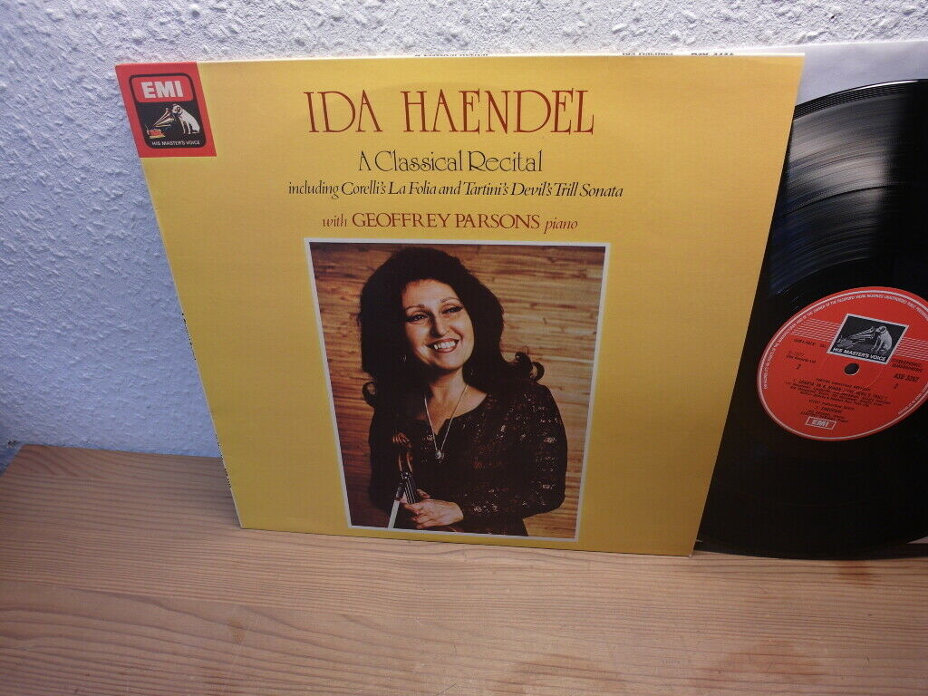 Ida Haendel & Geoffrey Parsons: A Classical Recital **UK First HMV ASD 3352 A