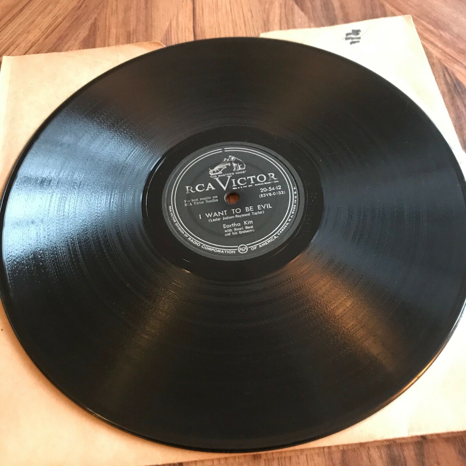 popsike.com - PERSONALITY 78 Eartha Kitt on RCA-Victor 20-5442 in V++/E ...