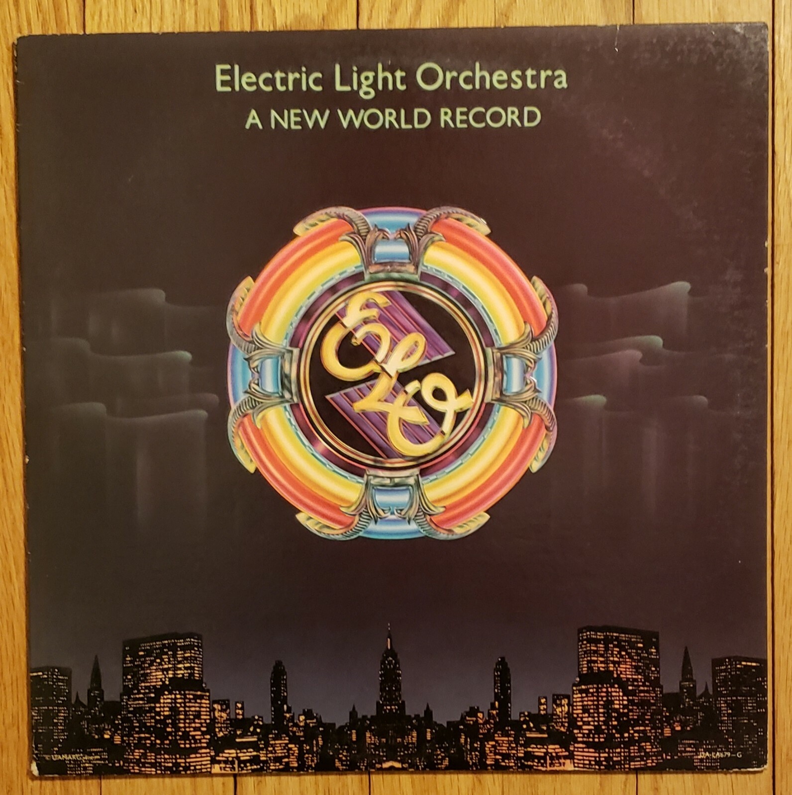 Electric Light Orchestra - A New World Record LP Vinyl Embossed Cover 1976 EX A