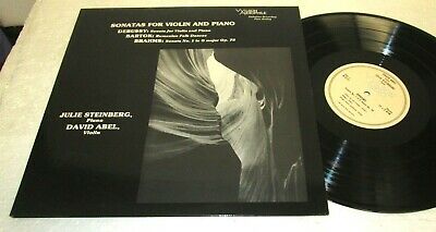 STEINBERG ABEL SONATA VIOLIN PIANO LP NM WILSON AUDIO AUDIOPHILE VINYL CLASSICAL A