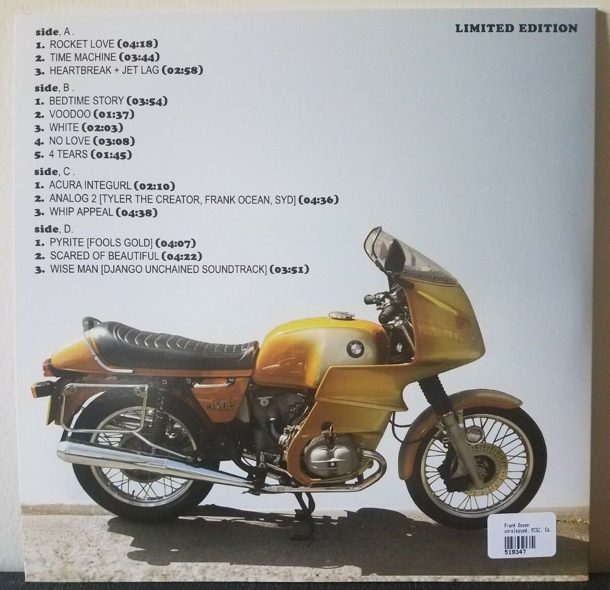 popsike.com - FRANK OCEAN - Unreleased, MISC x2 LP Vinyl Record