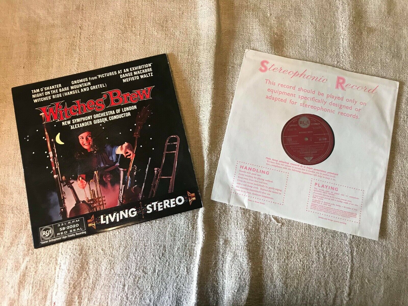 WITCHES BREW Alexander Gibson RCA Living Stereo SB-2020 ED1 LP Classical Record. A