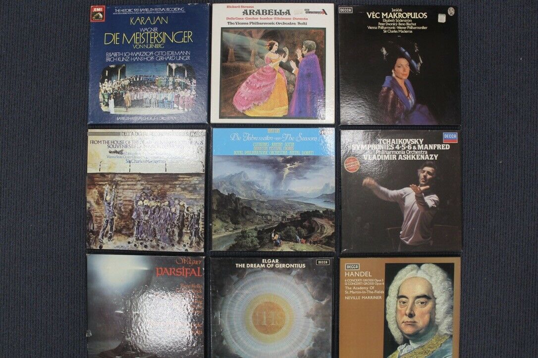 Vintage Lp Records, Classical Music 36 x box sets of records A