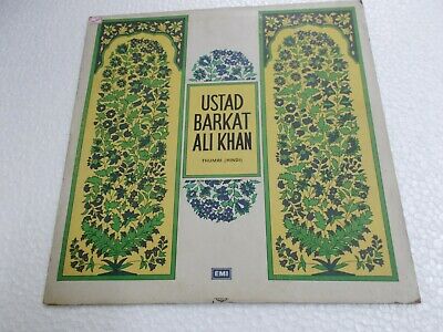BARKAT ALI KHAN THUMRI VOCAL 1973 RARE LP CLASSICAL INSTRUMENTAL INDIA EX A