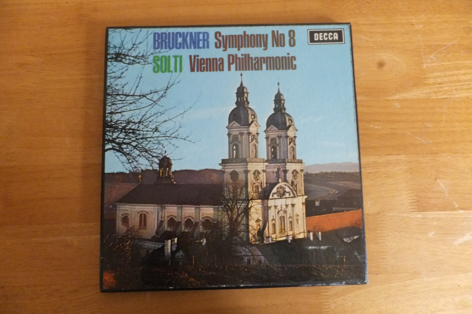 CLASSICAL VINYL BOX SET-BRUCKNER-SYMPHONY NO 8-DECCA STEREO SET-335-6-1967 A