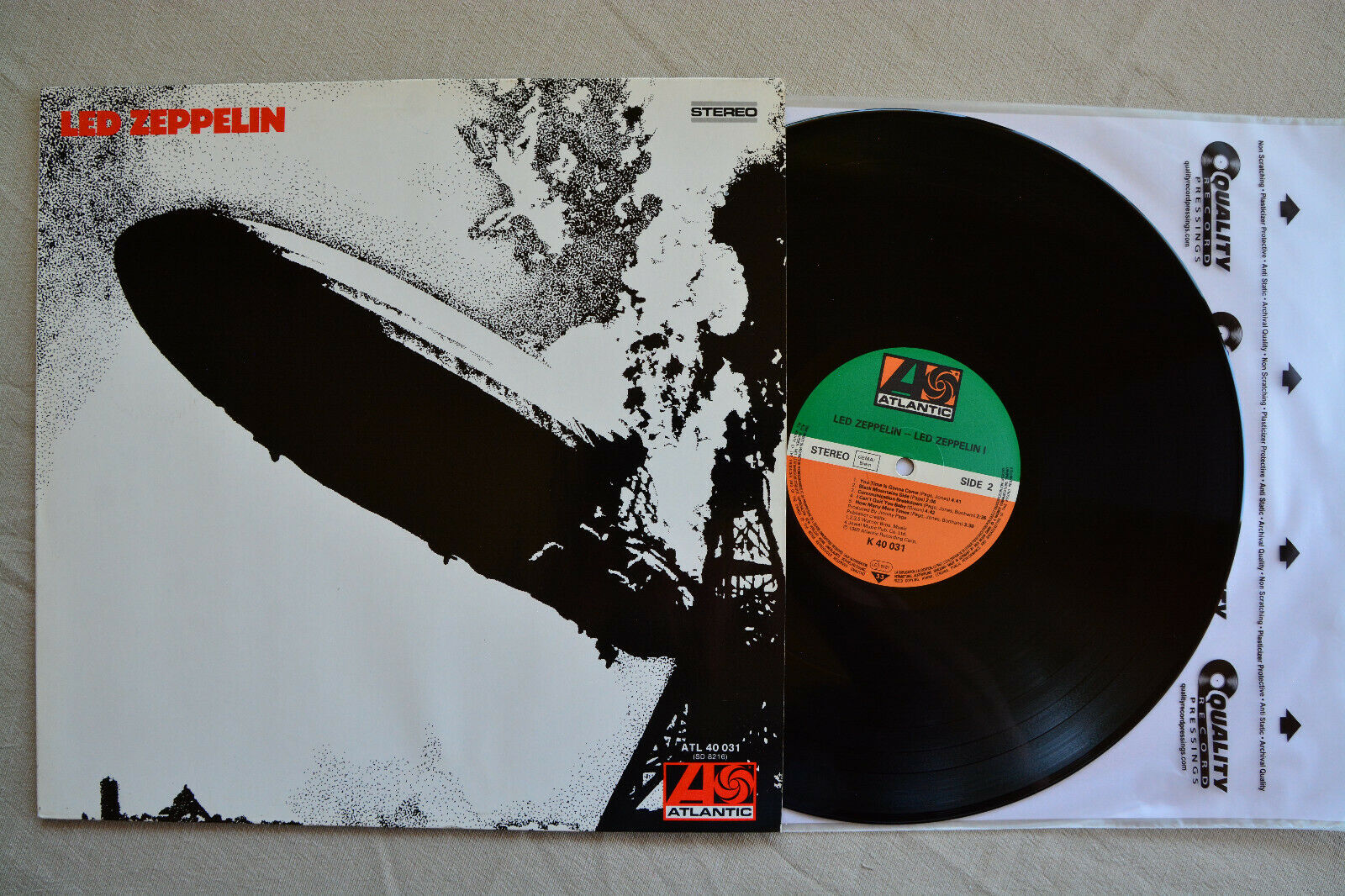 popsike.com - LED ZEPPELIN ATL-40031 Atlantic Records zepplin 1 