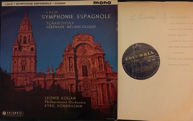 Kogan Violin Lalo Sinf.Espagn. Columbia 33CX1683 (SAX2329) bl/gd Mint