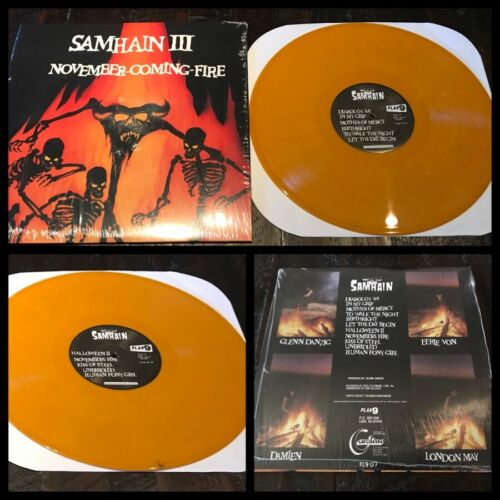 November-Coming-Fire ／SAMHAIN(LPレコード盤) Samhain – November-Coming-Fire – Vinyl (LP, Album, Repress), 1988