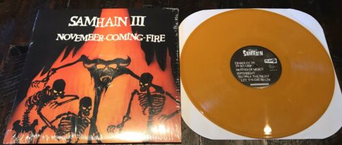 popsike.com - SAMHAIN November Coming Fire LP Orange Vinyl-punk