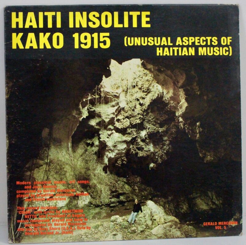 Gerald Merceron Haiti Insolite Brazil Bossa Bop Jazz Classical TOP SHAPE LISTEN