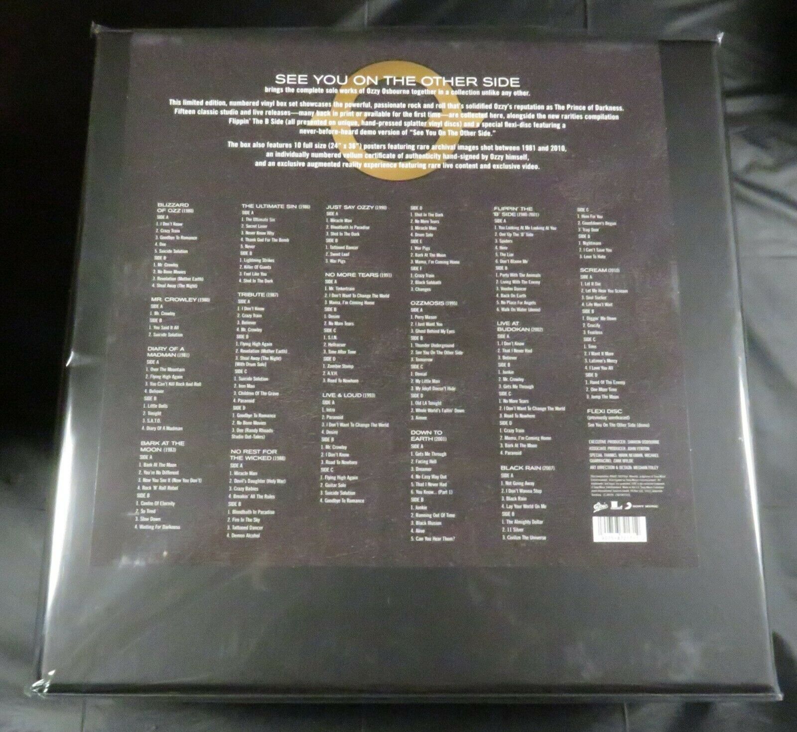 ozzy osbourne new box set