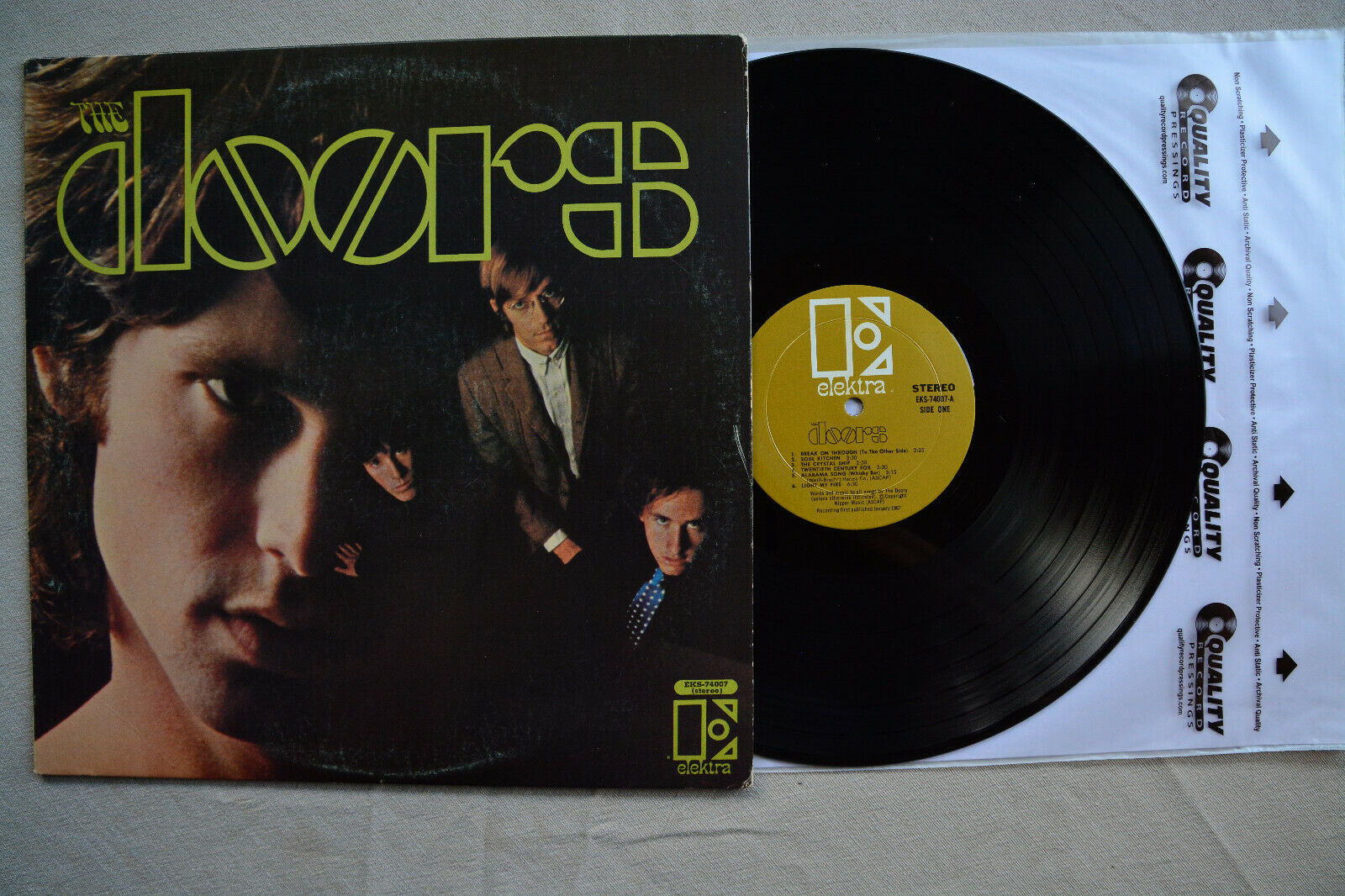popsike.com - Doors Self Titled Debut Elektra RARE First