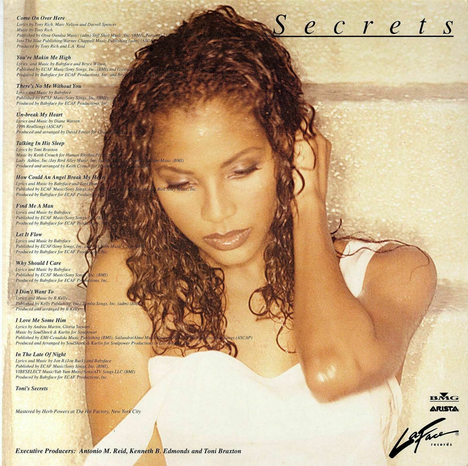 Toni Braxton – Secrets – CD (Album, Reissue), 1997 [r587307