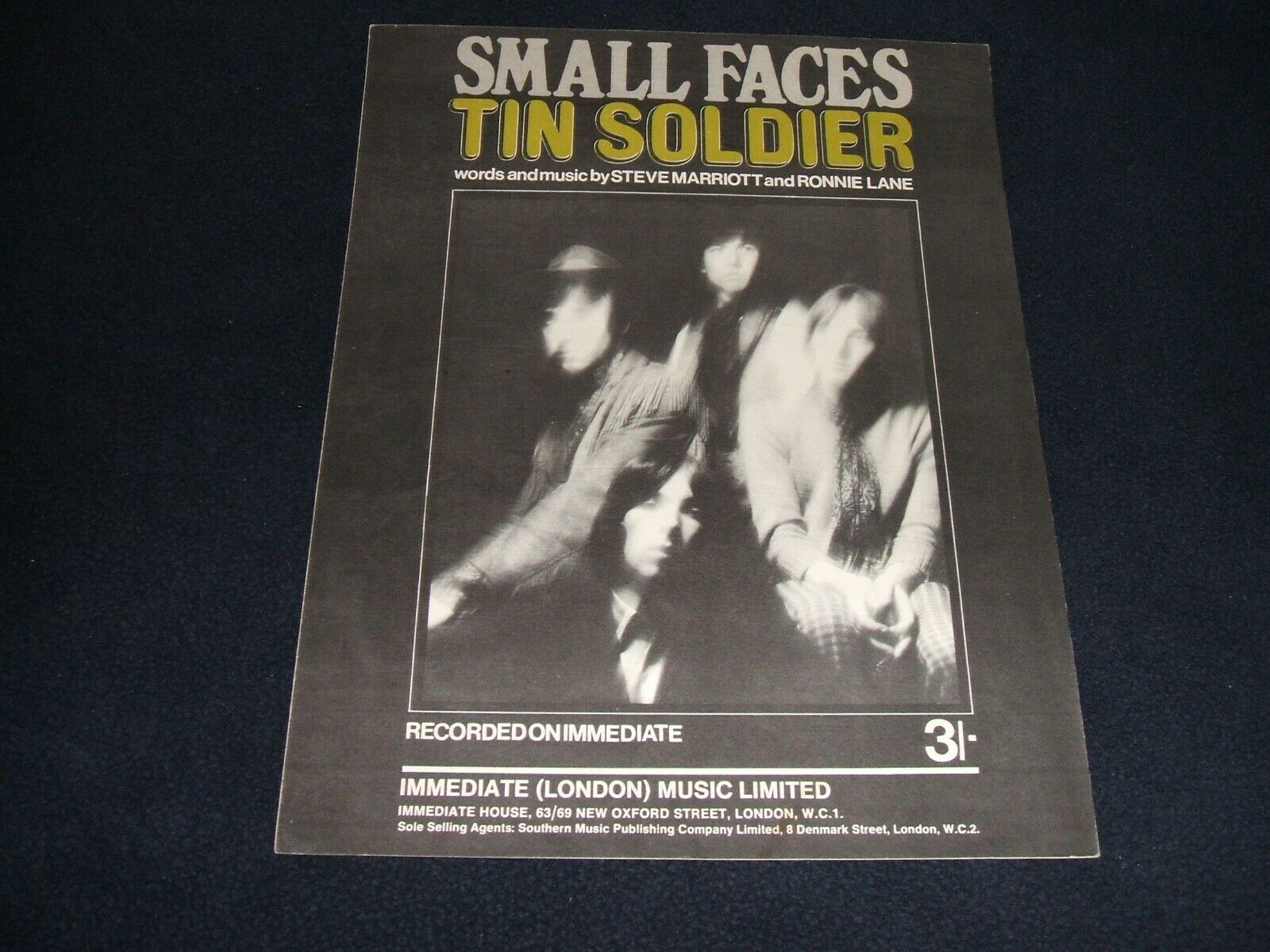 popsike.com - Small Faces - Tin Soldier - 1967 original sheet