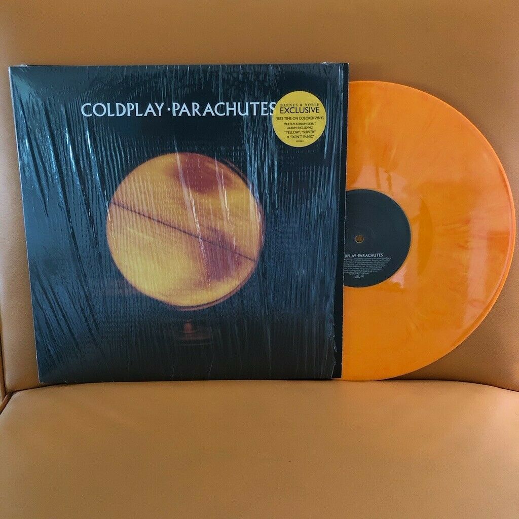 popsike.com - Rare Coldplay Parachutes Orange Vinyl LP