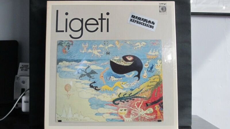 独5discs LP Gyorgy Ligeti Gyorgy Ligeti WER60095 WERGO /01100 独5discs LP Gyorgy Ligeti Gyorgy Ligeti WER60095 WERGO /01100