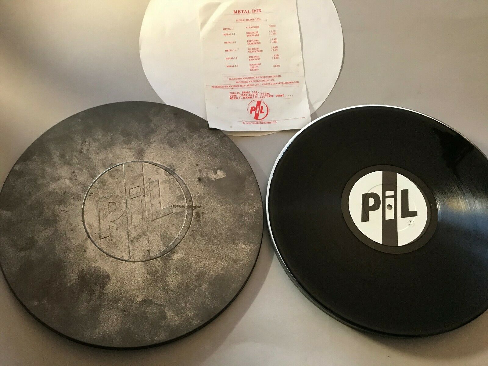 popsike.com - Public Image Limited PIL Metal Box ED1 Metal 1 UK 3x