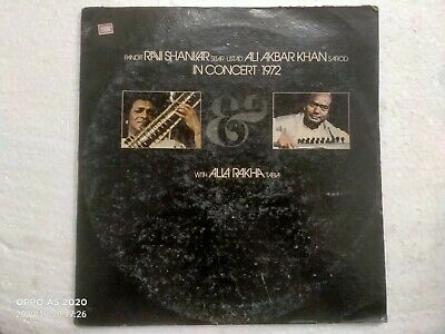RAVI SHANKAR & ALI AKBAR KHAN (2lp) ALLA RAKHA SITAR SAROD 1972 LP CLASSICAL VG+ A