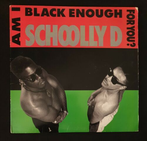 Schoolly D Am I Black Enough For You popsike.com - SCHOOLLY D - 'Am I Black Enough For You?' 12" Vinyl LP