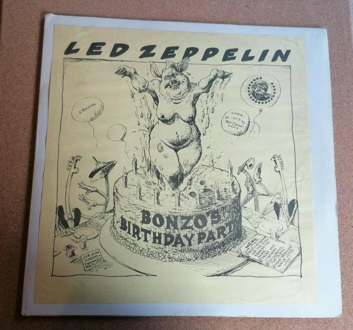 popsike.com - Led Zeppelin 2x LP Bonzos Birthday Party TMOQ ? WM