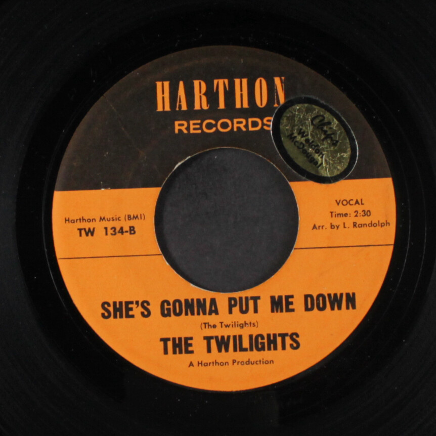 TWILIGHTS: she's gonna put me down / it's been so long Harthon 7" Single 45 RPM A