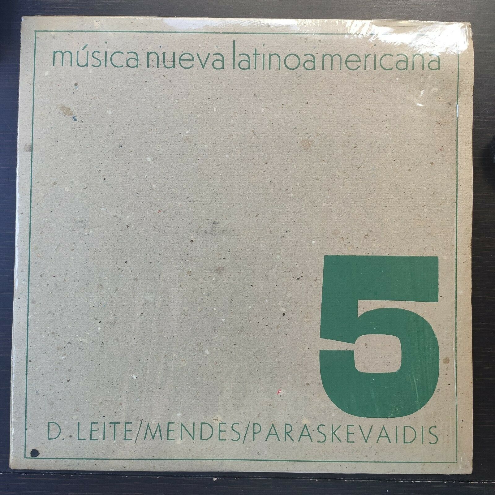 LEITE MENDES Musica nueva latinoamericana AVANT GARDE CLASSICAL EXPERIMENTAL LP A