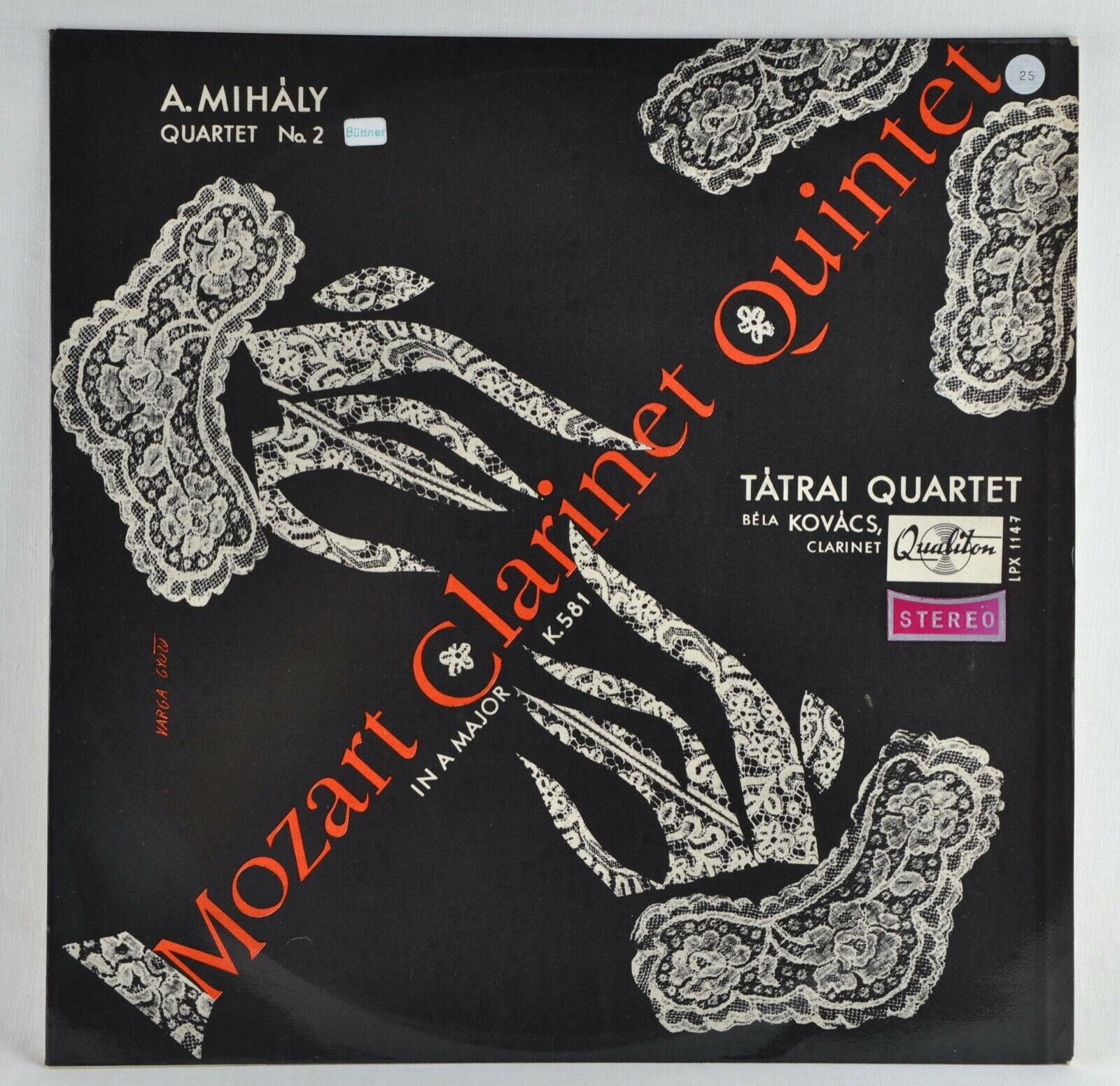 Popsike Mozart Mihaly Tatrai Quartet Kovacs Clarinet Quintet