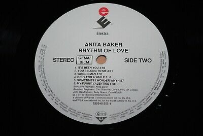 popsike.com - ANITA BAKER Rhythm Of Love LP VERY RARE 1994