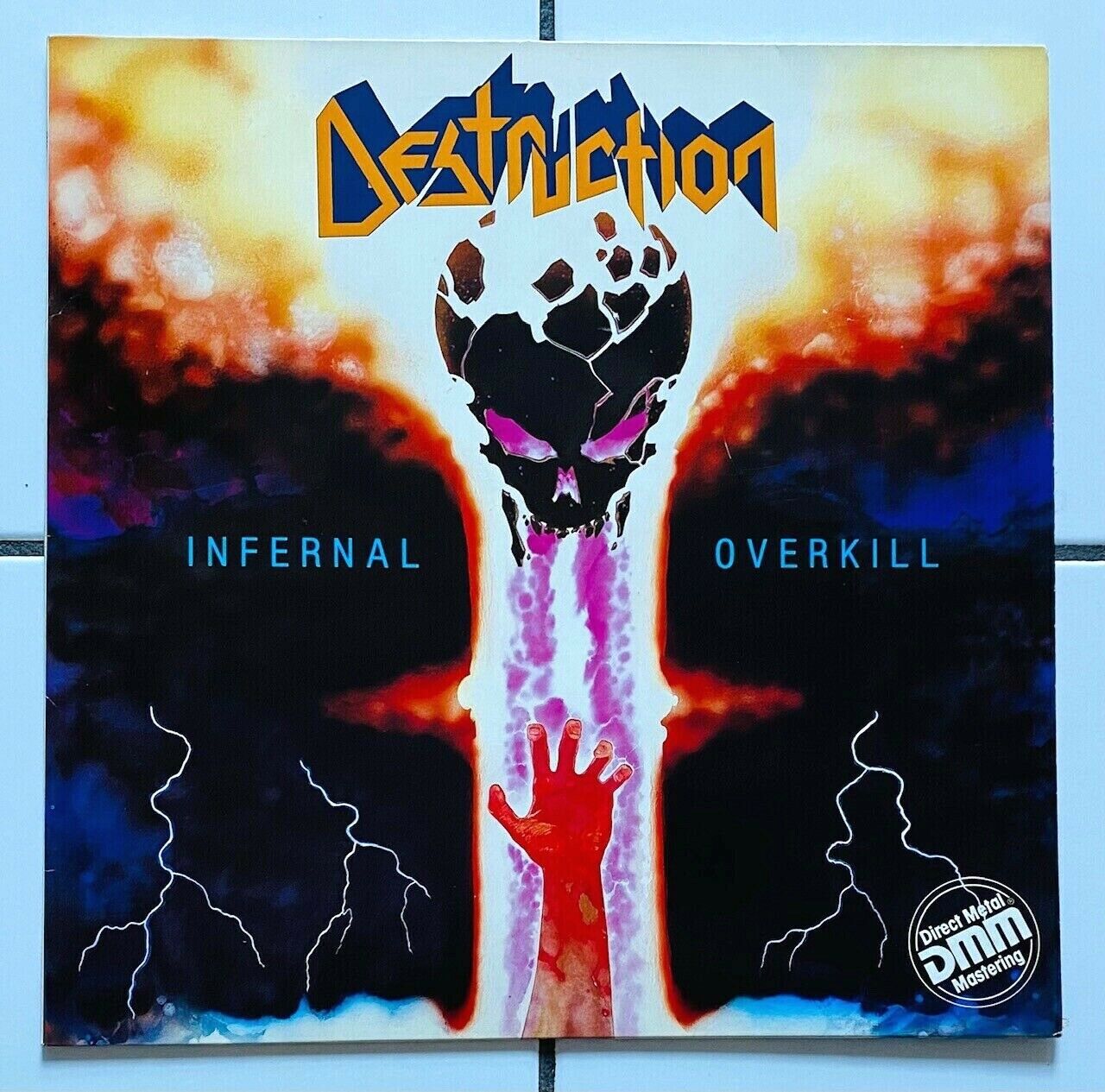 popsike.com - DESTRUCTION infernal overkill LP + POSTER 1985 Sodom