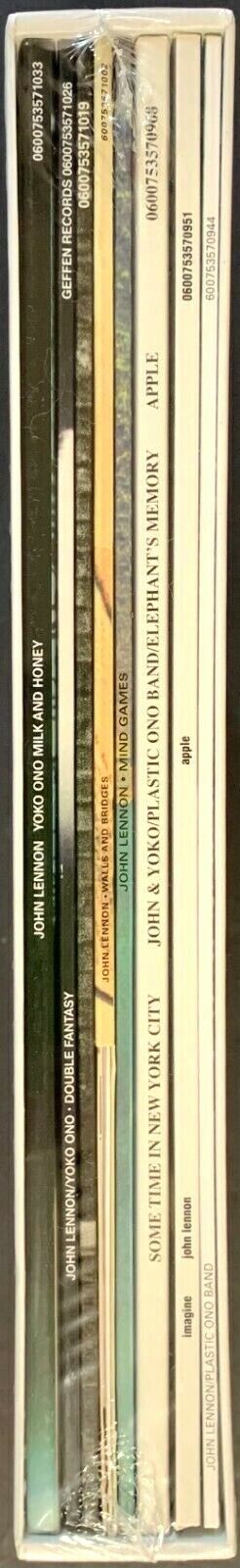 popsike.com - John Lennon Box-Set LENNON 9LP Vinyl Record Album Set ...