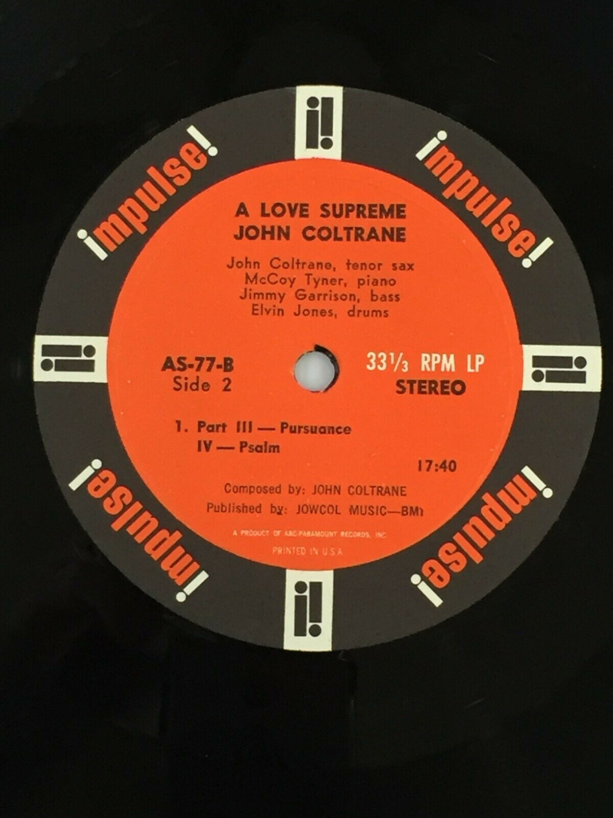 popsike.com - John Coltrane - A Love Supreme LP 1965 Impulse OG